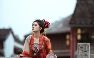 汉服套装红色夏季穿搭，汉服套装红色夏季穿搭图片